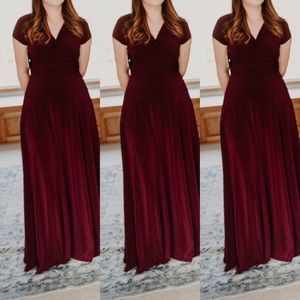 Burgundy Maxi Dress